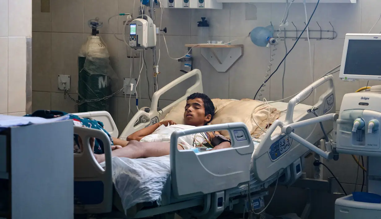 Serangan Israel sejak Oktober 2023 telah menghancurkan sistem kesehatan Gaza. (Foto oleh AFP)