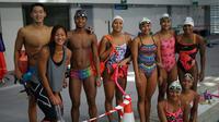 Para perenang pelatnas proyeksi SEA Games 2017 menjalani uji coba pada ajang bertajuk 48th Singapore Age Group Swimming Championship (SNAG) di OCBC Aquatic Centre, Singapura, 14-19 Maret 2017. (PB PRSI)