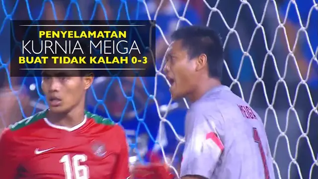 Ini Penyelamatan Kurnia Meiga yang Buat Timnas Indonesia Tidak Kalah 0-3 dari Thailand