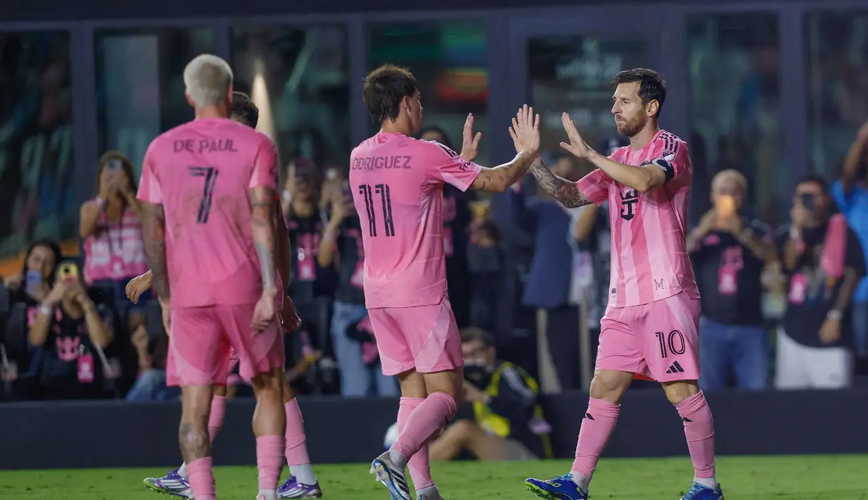 Inter Miami sejauh ini total memiliki 52 angka dari 28 pertandingan. (Chris Arjoon/AFP)