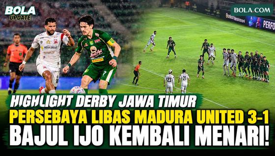 Highlight Persebaya Surabaya vs Madura United 3-1: Bajul Ijo Kembali Menari di Derby Jawa Timur!