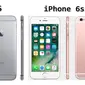 Ilustrasi iPhone 6 dan 6s (Sumber: Apple)