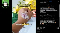 Gambar tangkapan layar klaim tentang bawang merah dapat menjadi obat untuk pertolongan pertama ketika digigit hewan berbisa. (sumber: Facebook)