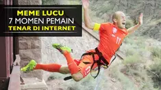 Video momen unik bintang sepak bola yang jadi meme dan tenar di Internet, salah satunya saat kupu-kupu menempel di wajah Cristiano Ronaldo pada final Piala Eropa 2016.