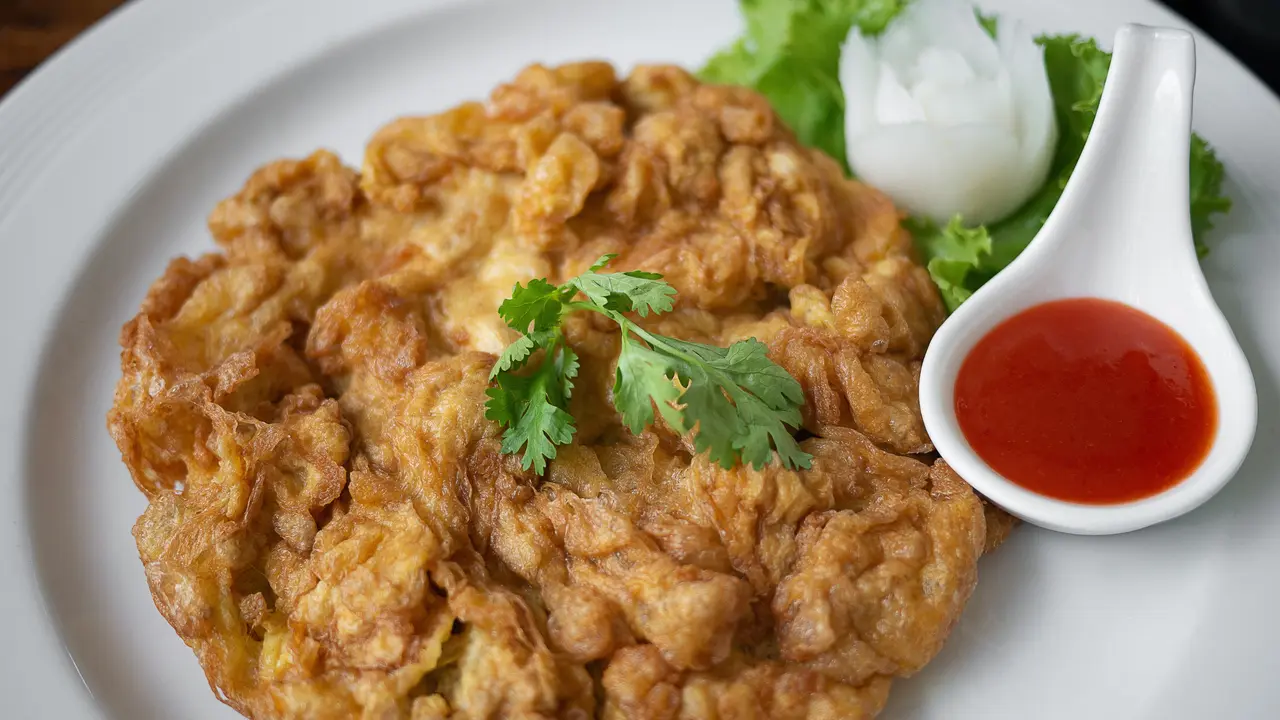 telur dadar garing