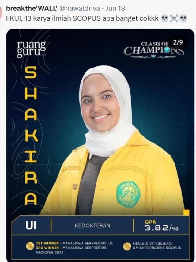 Mahasiswi UI Berprestasi Terbitkan Belasan Jurnal Ilmiah, Warganet Penasaran Cara Belajarnya dan Makanannya