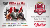 Link Live Streaming Road to IEL University Season 4 : Internal Qualifier PUBGM di Vidio. (Sumber : dok. vidio.com)