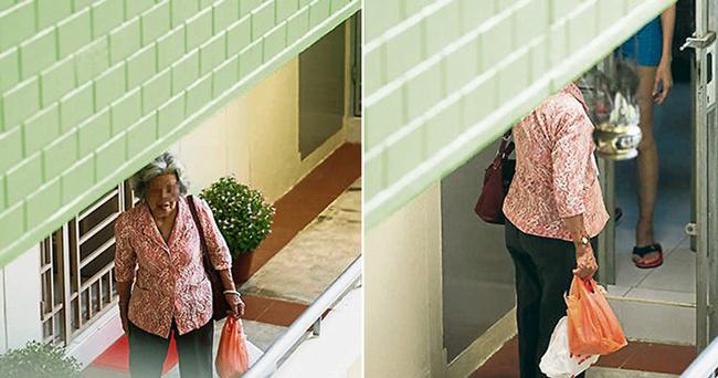 Ibu ini selalu datang ke rumah anaknya untuk mengantar makanan/copyright worldofbuzz.com