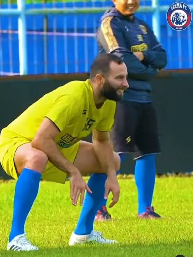 6 Potret Sergio Silva Resmi Latihan dengan Arema FC, Ikut Perkuat di BRI Liga 1