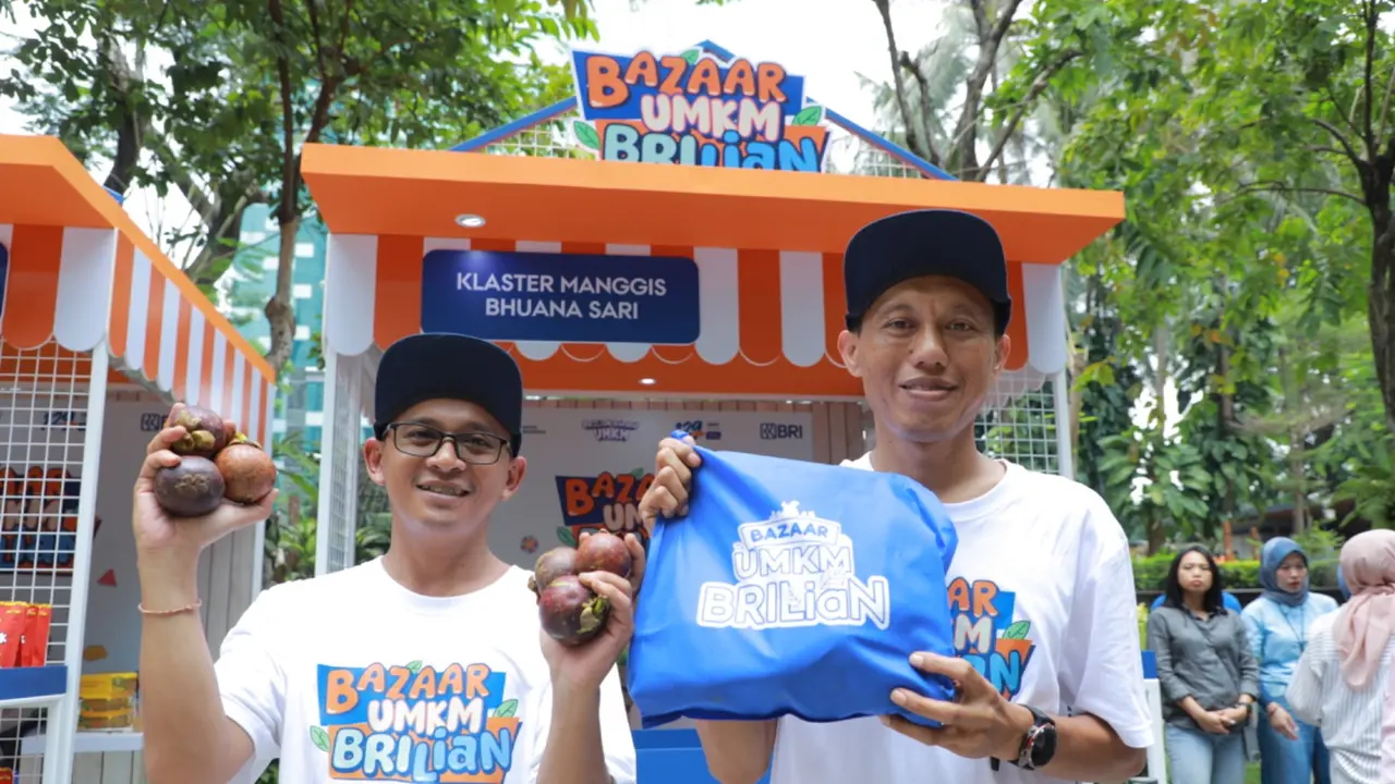 Bazaar UMKM BRILiaN Jadi Wadah Pemasaran Strategis Bagi Klaster Usaha Manggis Bhuana Sari dari Bali