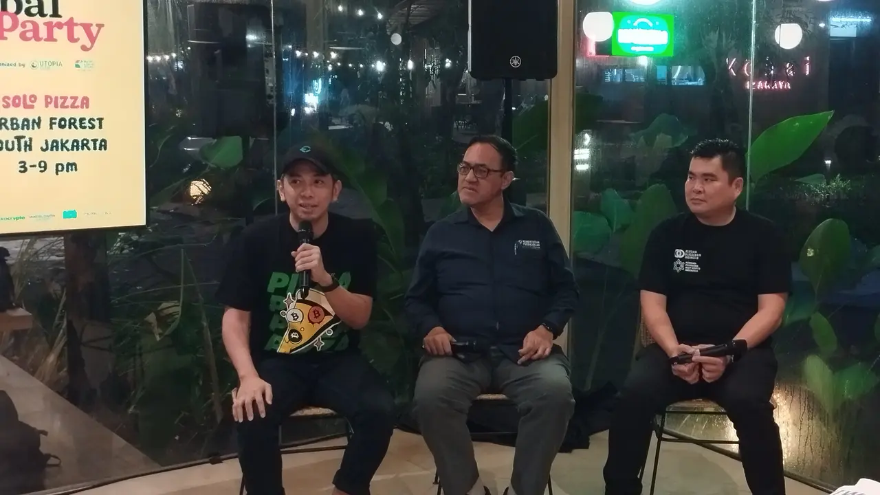 Kepala Biro Pembinaan dan Pengembangan Pasar Bappebti, Tirta Karma Senjaya dalam sebuah diskusi di Jakarta, Rabu (22/5/2024). (Gagas/Liputan6.com)