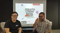 Founder  ABCD School of Coffee, Hendri Kurniawan saat konferensi pers Jakarta Coffee Week 2020 (Dok.ABCD School of Coffee)