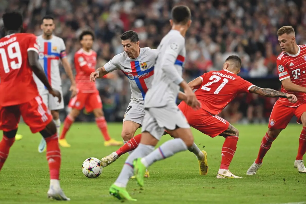 Robert Lewandowski, Barcelona Vs Bayern Munchen