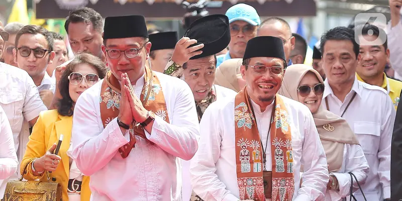 Ridwan Kamil-Suswono Resmi Maju di Pilgub DKI Jakarta 2024