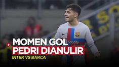 Berita video momen Barcelona sempat membobol gawang Inter Milan hasil torehan Pedri pada matchday ketiga Grup C Liga Champions 2022/2023, Rabu (5/10/2022) dinihari WIB.