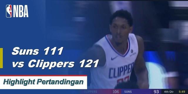 Cuplikan Pertandingan NBA : Clippers 121 vs Suns 111