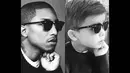 Musisi berbakat bersuara emas, Pharrel Williams pun menjadi 'korban' Ryker Wixom. (instagram.com/ministylehacker)