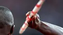 Julius Yego dari Kenya bersiap melempar lembingnya dalam nomor lempar lembing putra Kejuaraan Dunia Atletik 2015 di Stadion Nasional, Beijing, Tiongkok. (26/8/2015). (Reuters/David Gray)