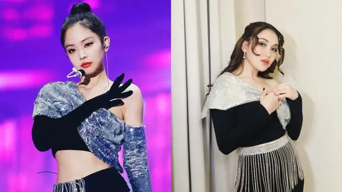 Potret Cetar Ayu Ting Ting Duplikasi Gaya Jennie BLACKPINK saat Manggung Curi Atensi