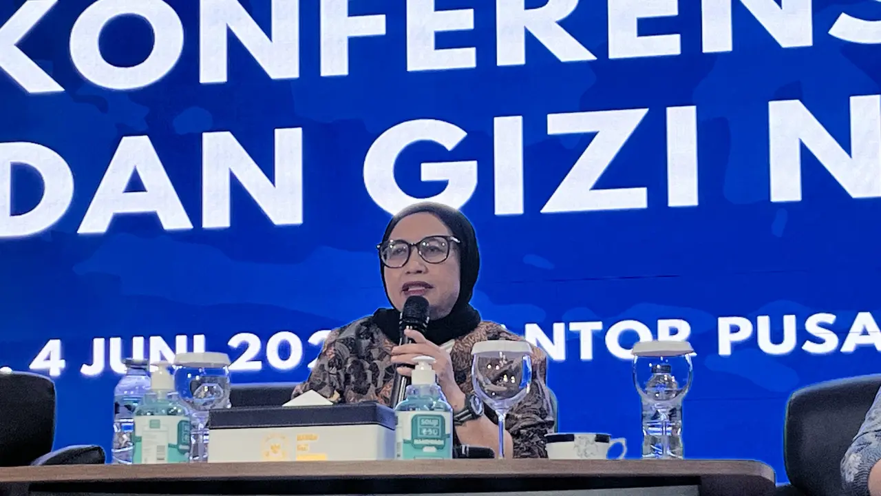 Kepala Badan Gizi Nasional (BGN) Nanik S. Dayang di Gedung BGN, Jakarta Pusat, Kamis (4/6/2026). (Liputan6.com/Winda Nelfira)