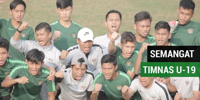 VIDEO: Timnas Indonesia U-19 dengan Semangat Sumpah Pemuda Sebelum Hadapi Jepang
