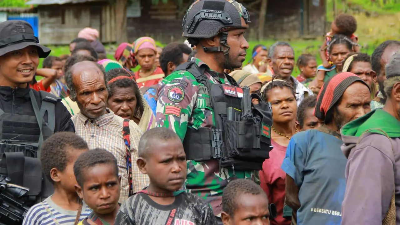 Aparat Gabungan TNI Pulihkan Keamanan di Distrik Homeyo Setelah Pukul Mundur OPM