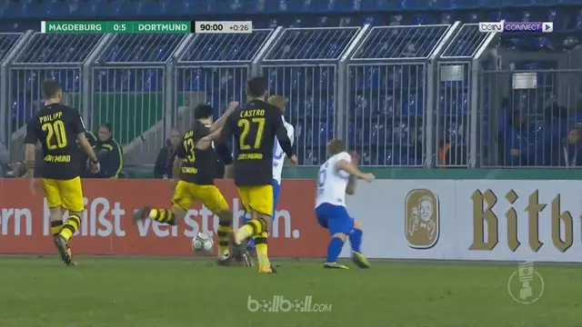 Berita video highlights DFB Pokal 2017-2018 antara Magdeburg melawan Borussia Dortmund dengan skor 0-5. This video presented by BallBall.