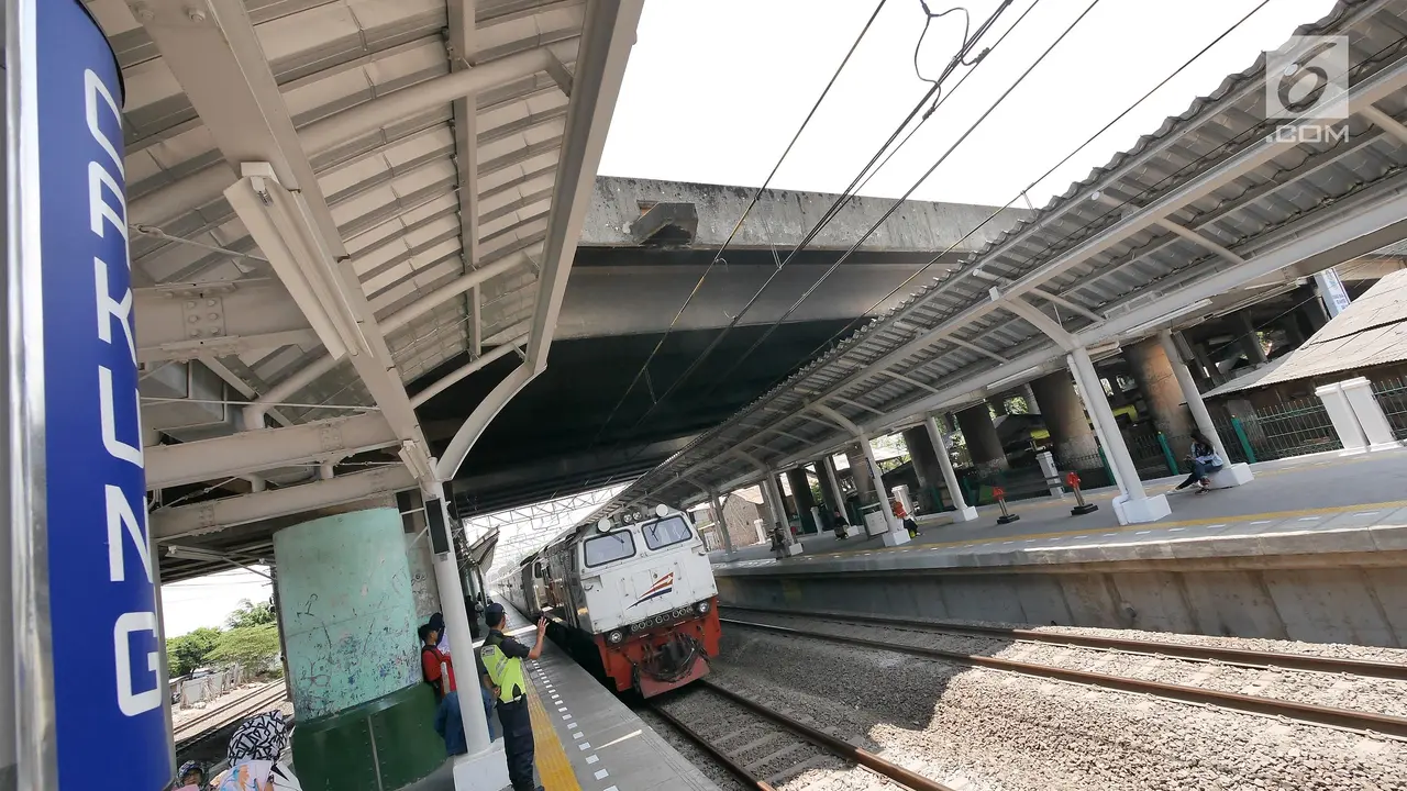 Ilustrasi stasiun kereta api