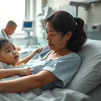 ciri campak pada anak ©Ilustrasi dibuat AI