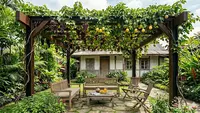 7 Ide Pergola Sederhana untuk Tanaman Buah Rambat yang Estetik dan Mudah Ditiru