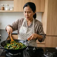 Resep Gecok Daun Singkong Khas Jawa (AI Generated)