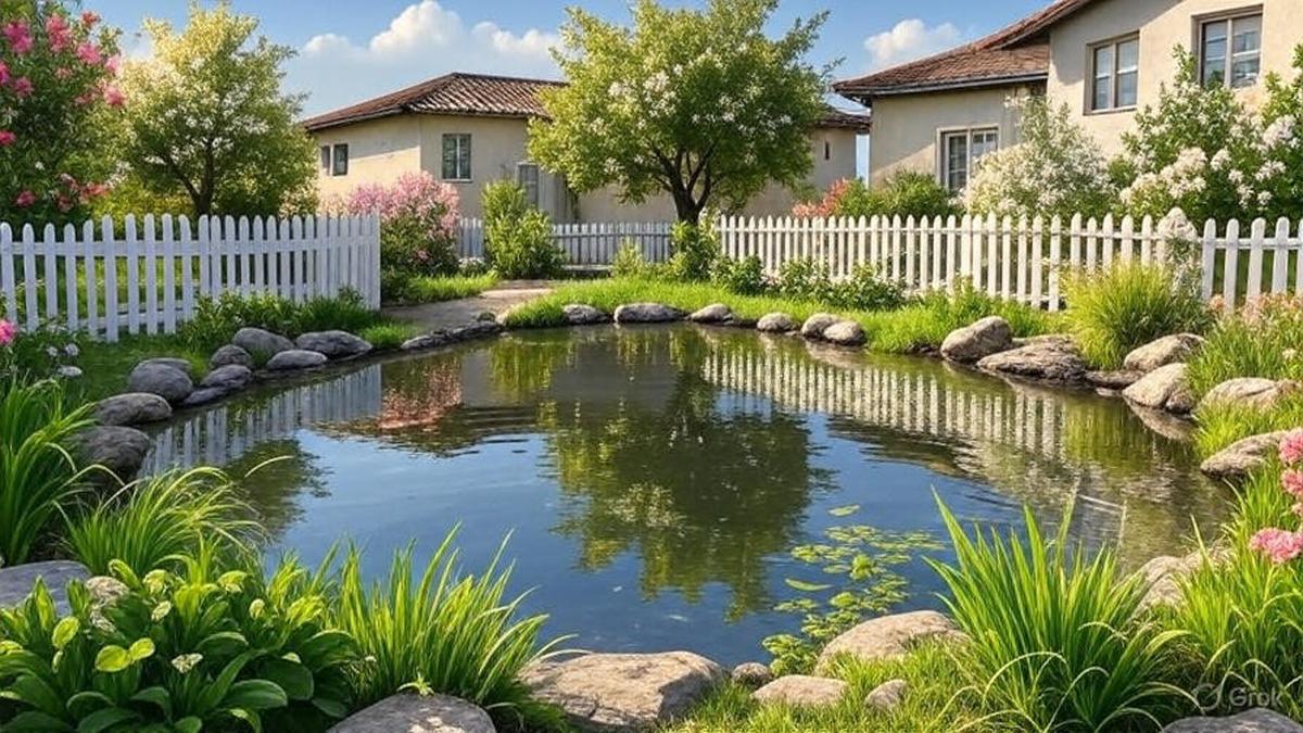 8 Taman Depan Rumah Ukuran 6x9 dengan Kolam Mini, Anti Mainstream