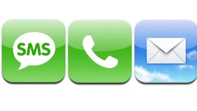 sms icon on iphone
