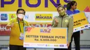 Setter Terbaik Putri di PLN Mobile Proliga 2022 jatuh kepada pemain Thailand andalan Jakarta Mandiri Popsivo Polwan, yaitu Guedpard Pornpun. (Bola.com/Bagaskara Lazuardi)