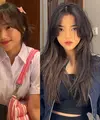 Lihat di sini beberapa potret gaya Fuji styling rambut panjangnya.