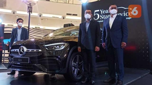 Mercedes GLA 200 AMG Line dibanderol dengan harga Rp 761 jutaan off the road (Fahmi/Liputan6)
