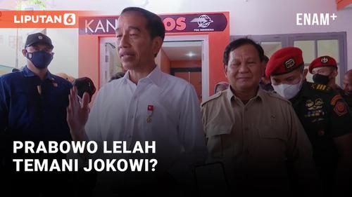 VIDEO: Kondisi Prabowo saat Temani Jokowi Disorot Netizen