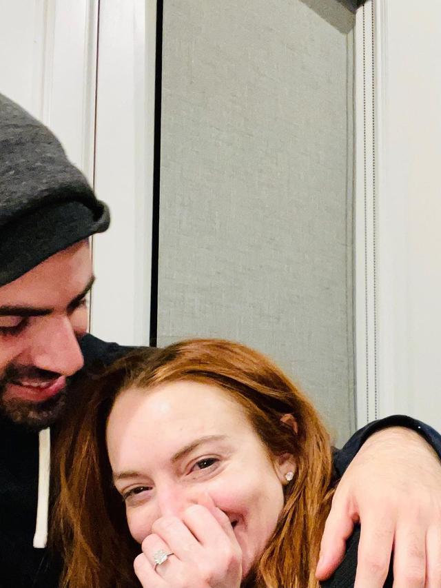 Lindsay Lohan dan Bader Shammas. (Instagram/ lindsaylohan)