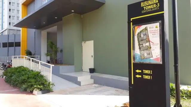 Komplek Wisma Atlet yang berlokasi di Kemayoran, Jakarta Utara. (Ilyas Istianur/Liputan6.com)