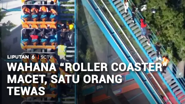 Wahana "Roller Coaster" Macet, Satu Orang Tewas
