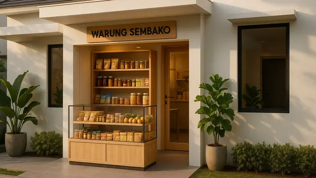 Model Warung Sembako Kekinian di Rumah