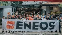 PT Nippon Oil Indonesia sebagai distributor pelumas Eneos menggelar acara bertajuk 'Eneos Otorun' dengan menggandeng komunitas mobil dan motor. (ist)