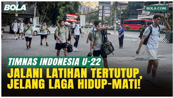 Latihan Tertutup Timnas U-22, Persiapan Rahasia Jelang Duel Hidup-Mati Vs Myanmar