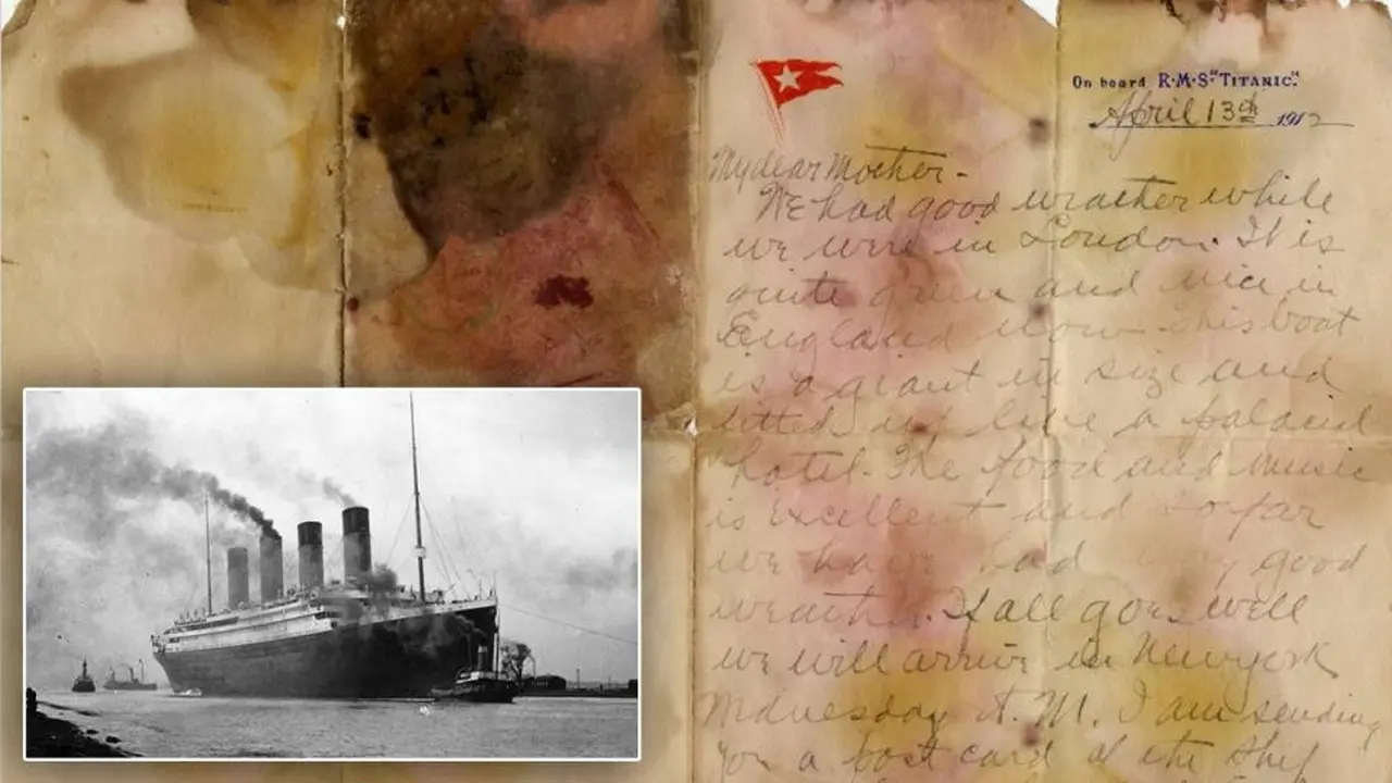Surat Dari Kapal Titanic Terjual 2,2 M Saat Lelang