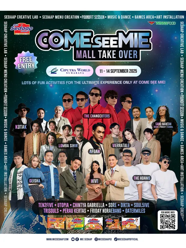 The Changcuters, Dikta, Lomba Sihir & Banyak Lagi Siap Panaskan Panggung