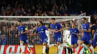 Pedro Rodriguez mencatatkan namanya dalam papan skor ketika Chelsea menghadapi Qarabag (12/9/2017). (doc. Chelsea)