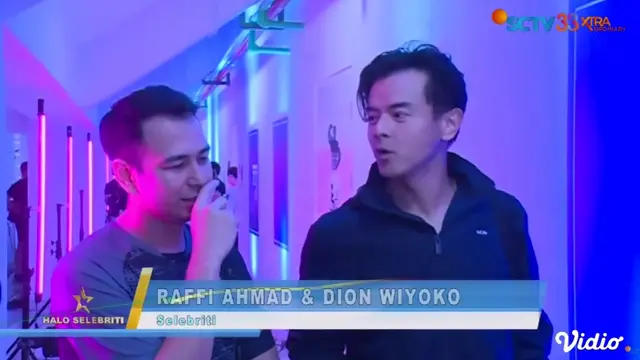 Raffi Ahmad dan Dion Wiyoko. (Tangkapan layar YouTube/ SCTV)