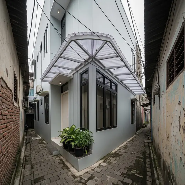 9 Model Kanopi Rumah di Gang Sempit, Solusi Estetis dan Fungsional