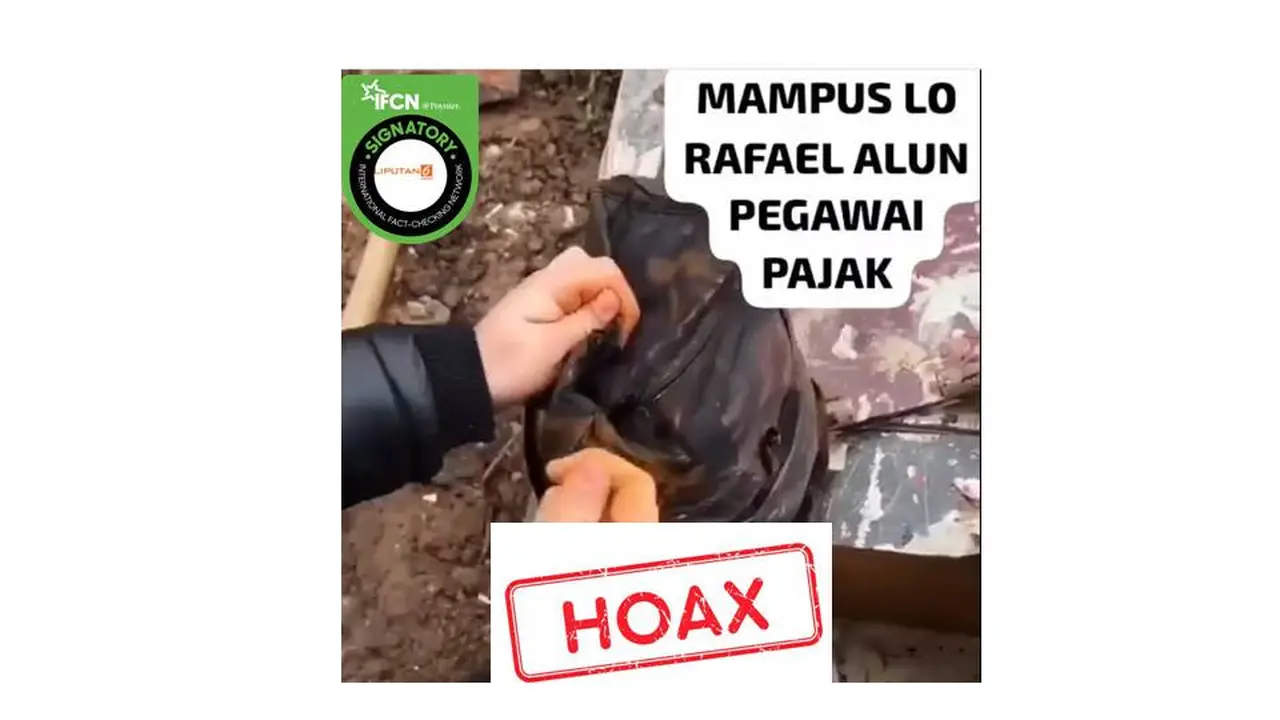 Cek Fakta video penemuan Brankas Rafael Alun