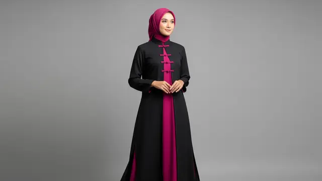 Outer Cheongsam sebagai Pelengkap Busana Muslim
